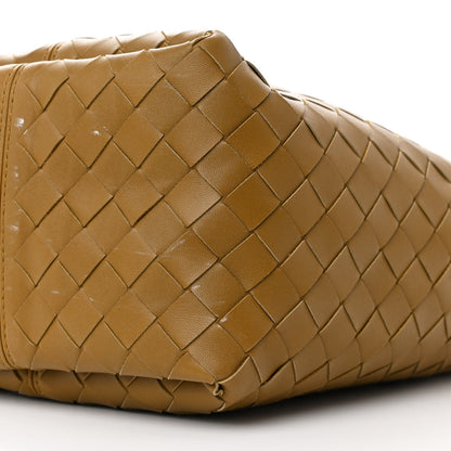 Bottega Veneta Nappa Intrecciato Small Flip Flap Tote Acorn Brass 10 of 11