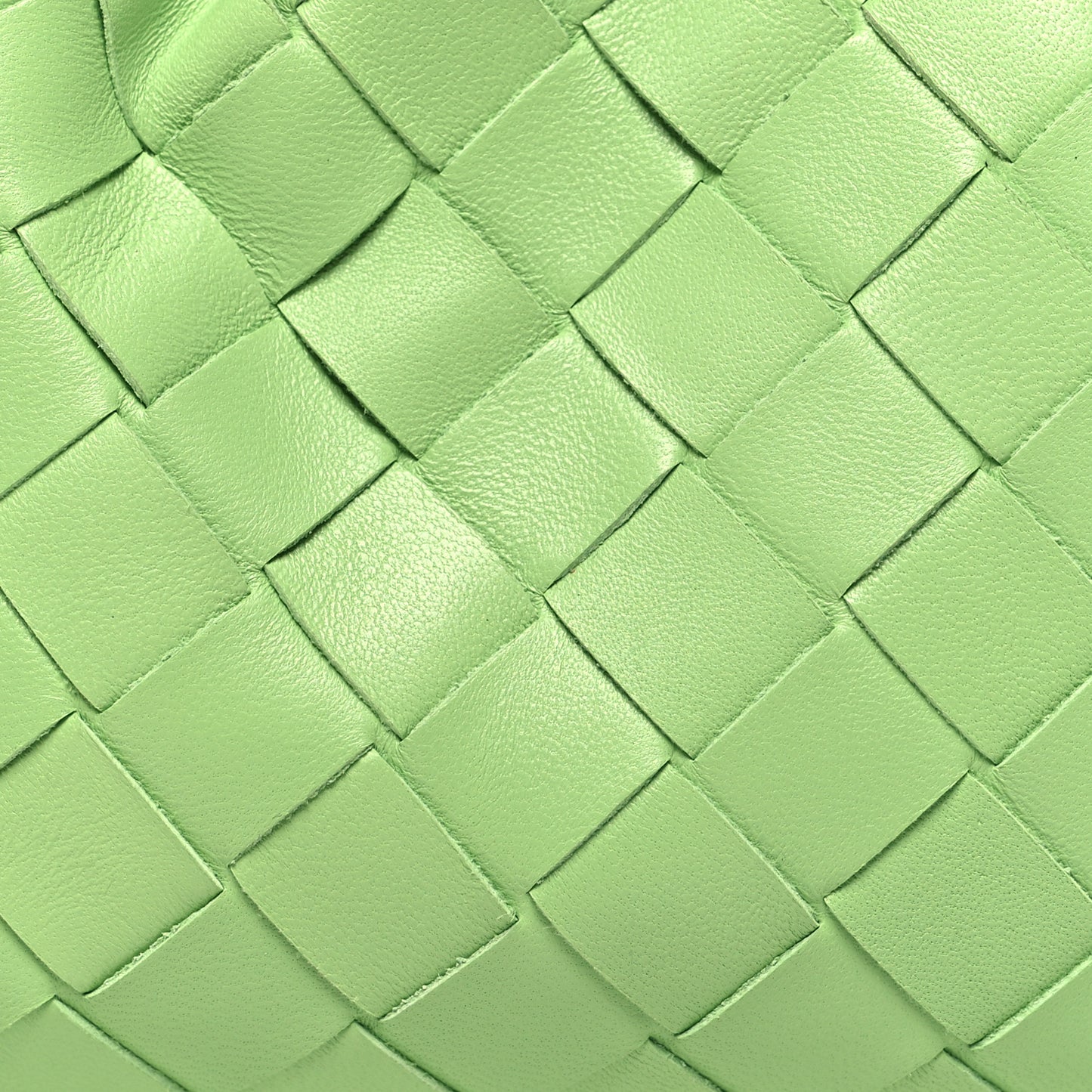 Nappa Intrecciato The Mini Pouch Pistachio