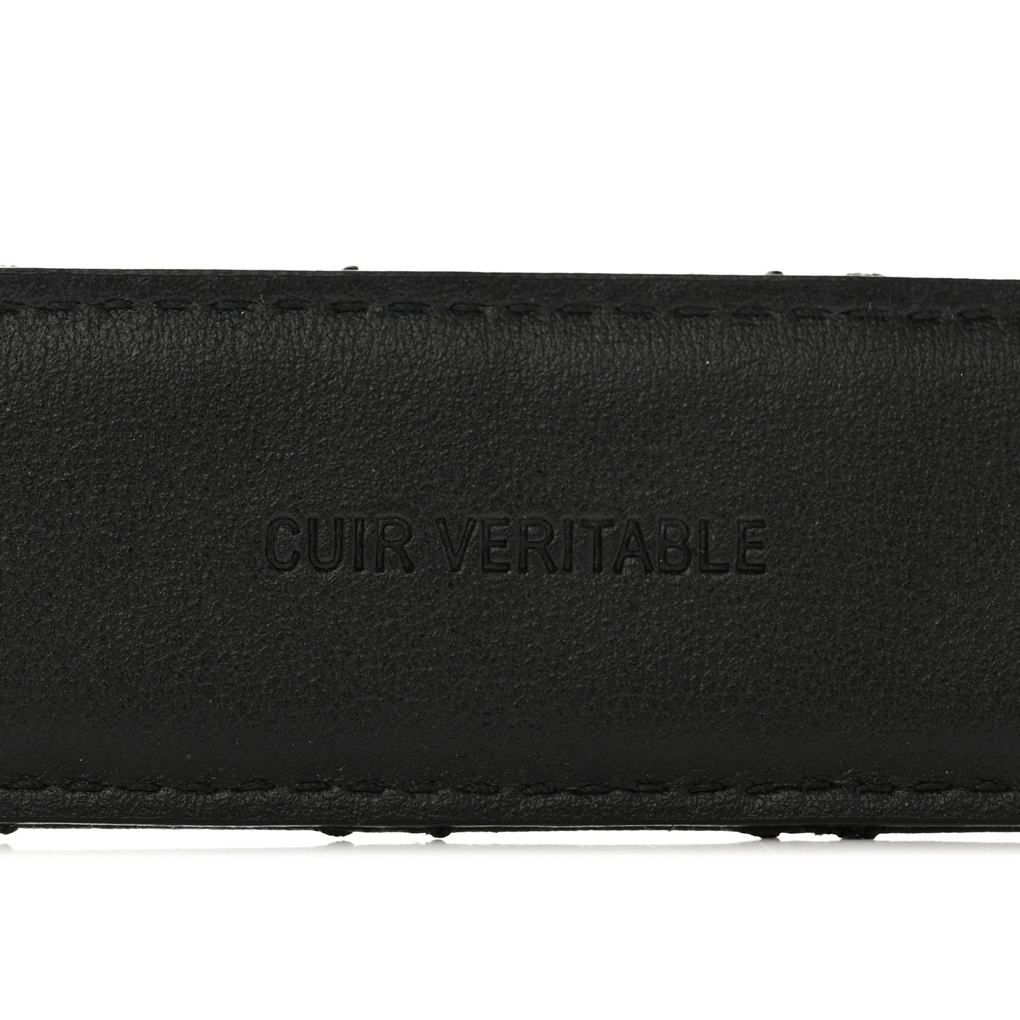 Calfskin Quilted CC Chain Belt 90 36 Black