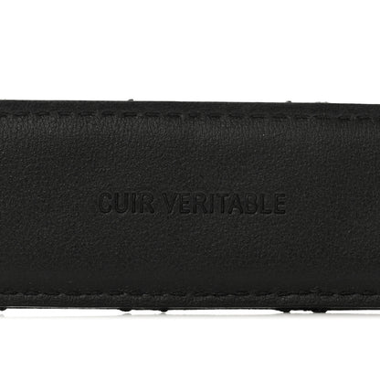 Chanel Calfskin Quilted CC Chain Belt 90 36 Black 3 of 7