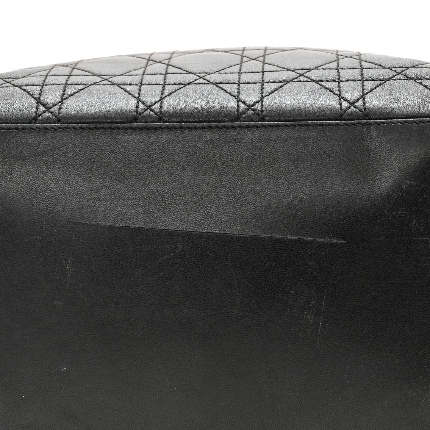 Lambskin Cannage Medium Soft Lady Dior Black