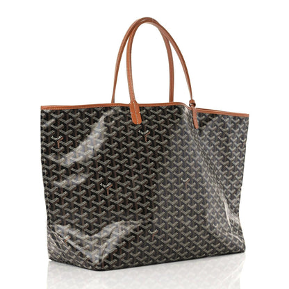 Goyard Goyardine Saint Louis GM Black Gold 4 of 9