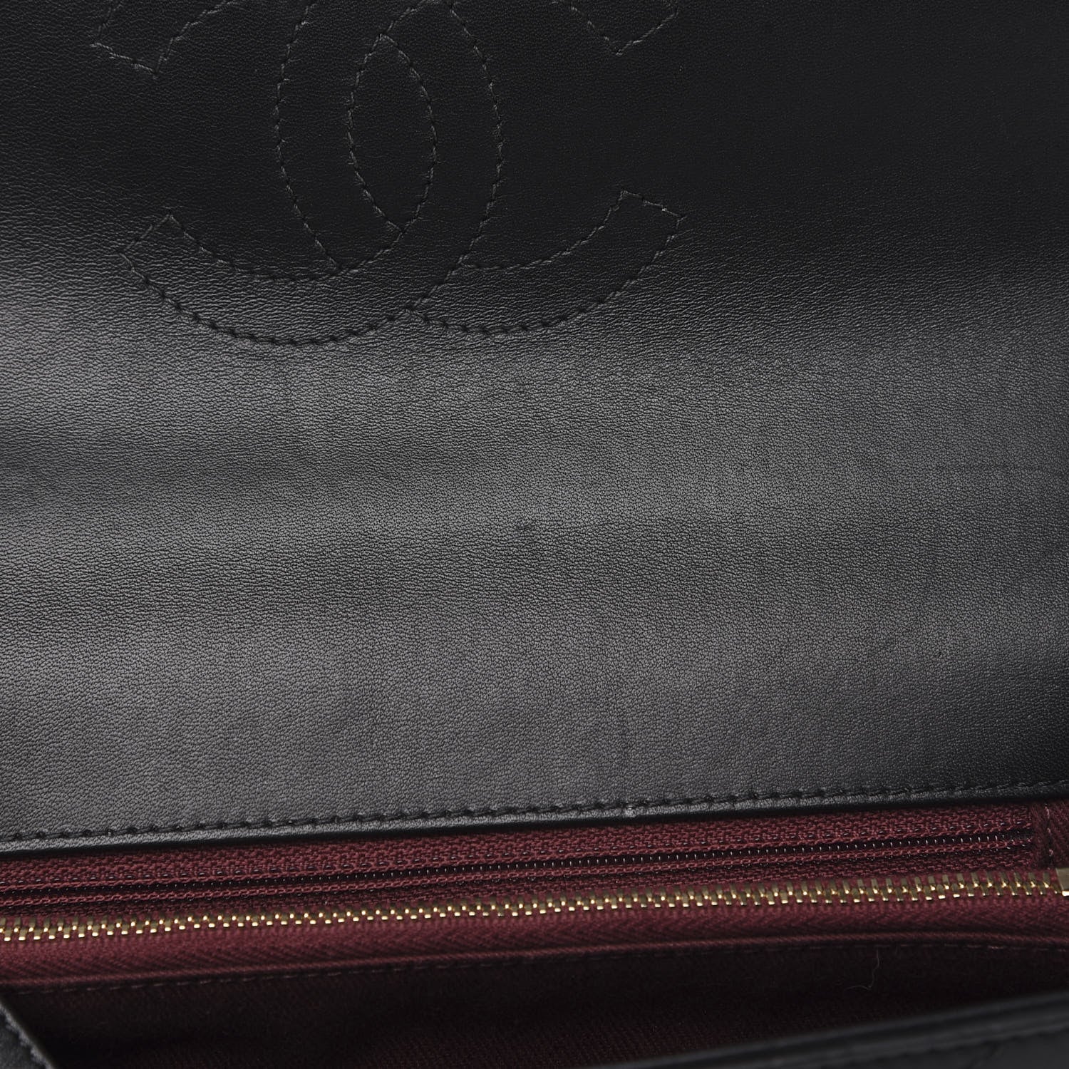 Chanel Calfskin Chevron Stitched Small Coco Flap Bag Black 11 of 12