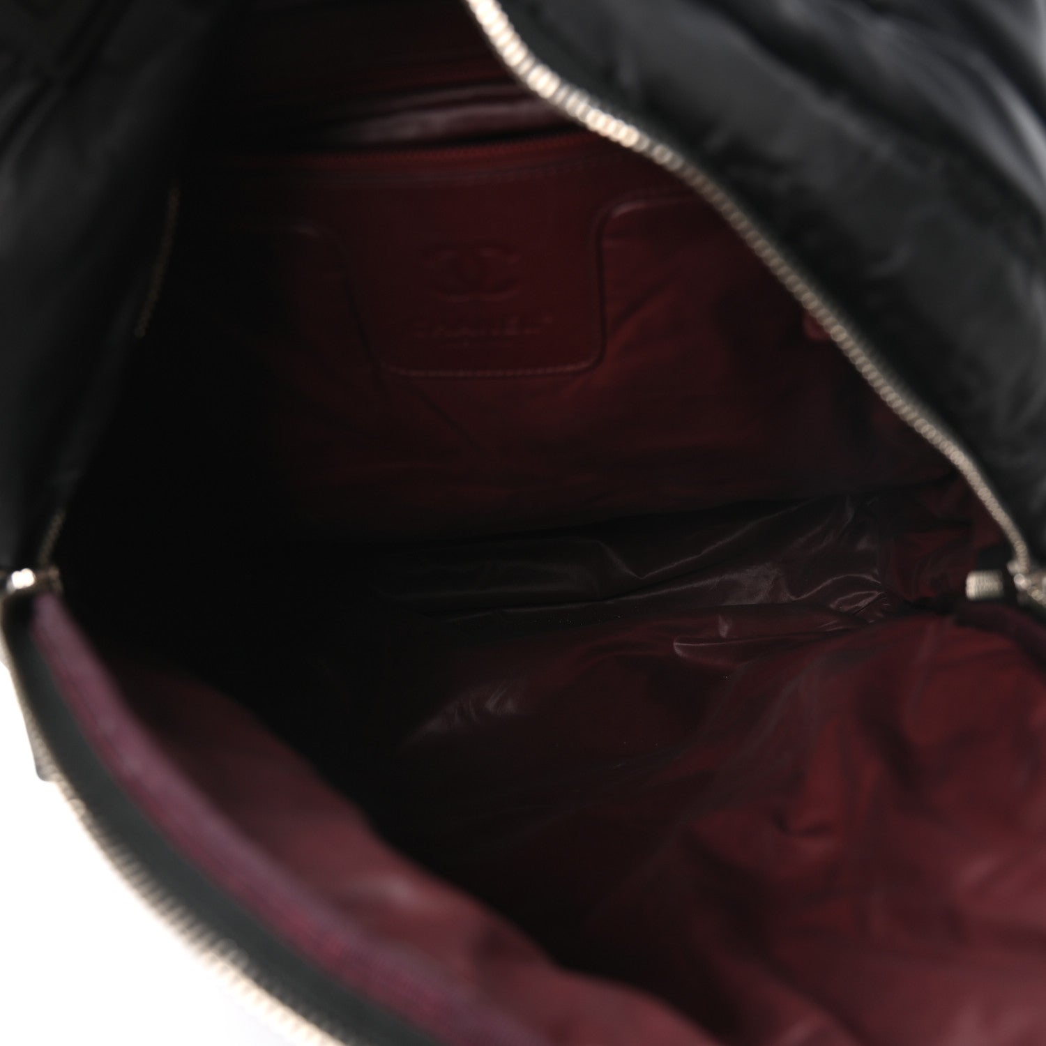 Chanel Nylon Quilted Coco Cocoon Backpack Black 5 of 11