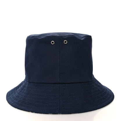 Christian Dior Oblique Reversible Teddy-D Brim Bucket Hat Blue 10 of 13