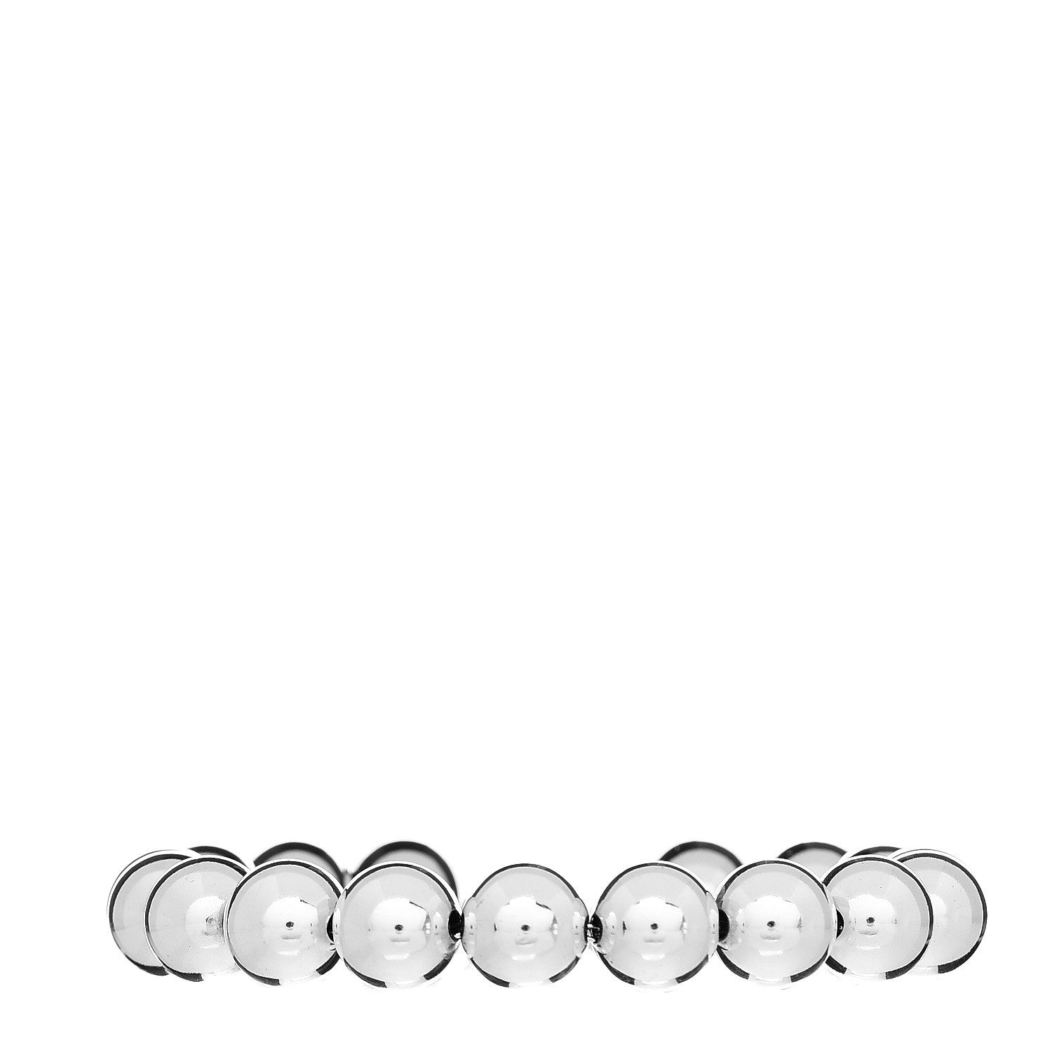 Tiffany Sterling Silver 10mm HardWear Ball Bracelet 1 of 4