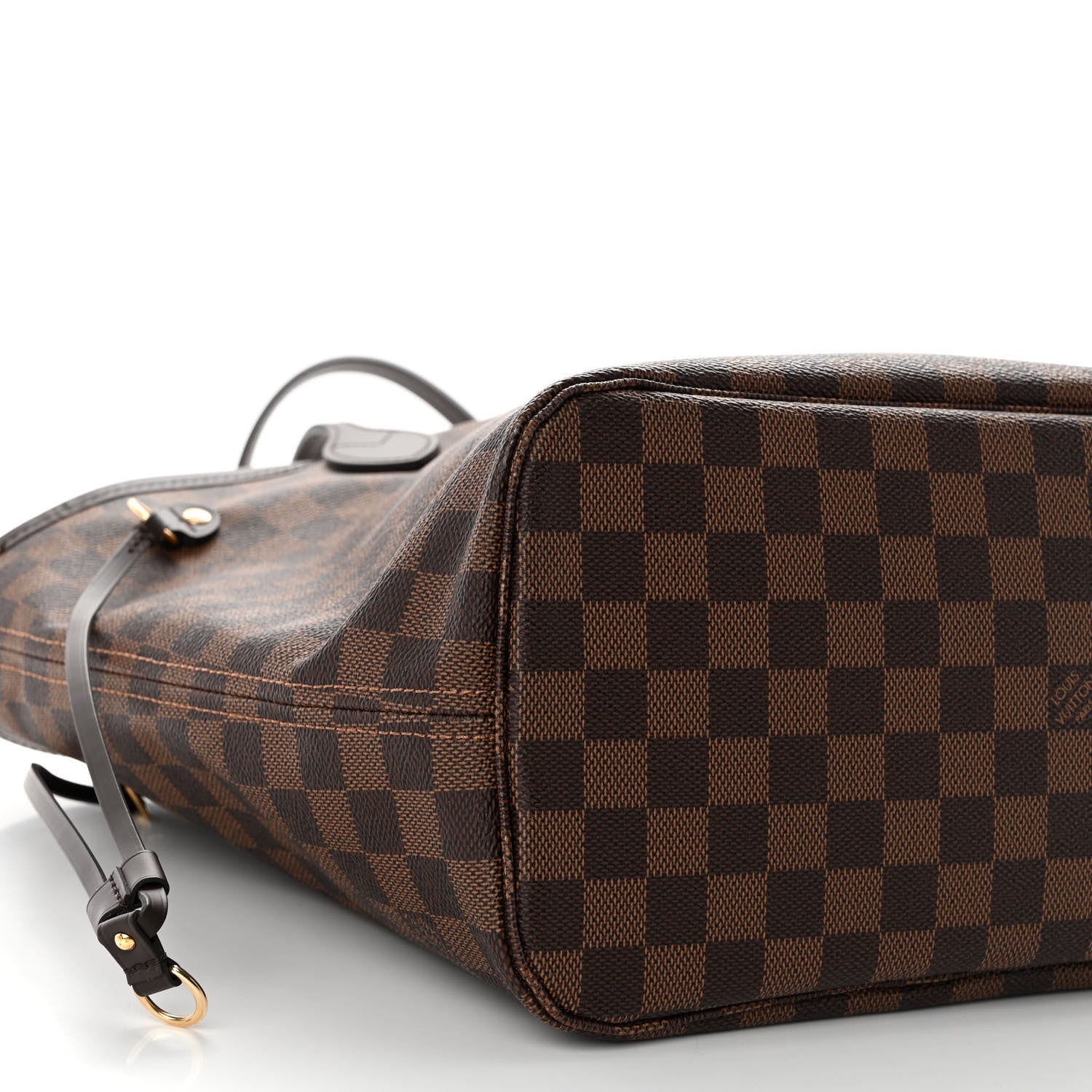 Louis Vuitton Damier Ebene Neo Neverfull MM Rose Ballerine 10 of 11