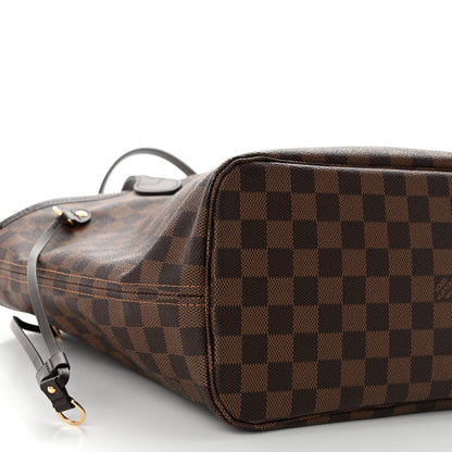 Louis Vuitton Damier Ebene Neo Neverfull MM Rose Ballerine 10 of 11