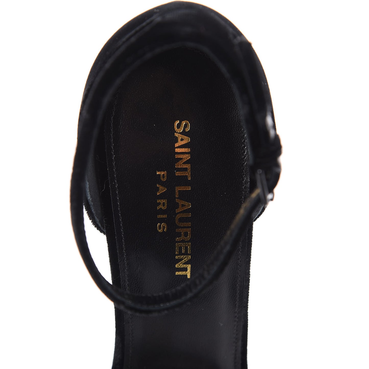 Velvet Amber 105 Ankle Strap Sandals 40 Black