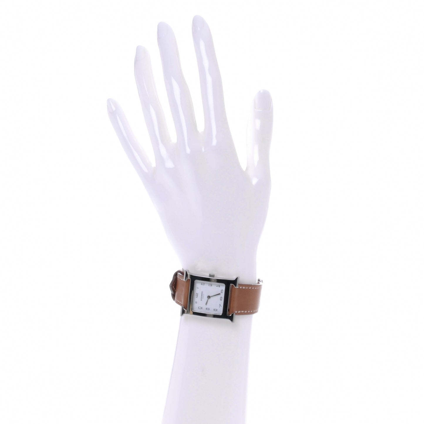 Stainless Steel Barenia 26mm Heure H Hour Quartz Watch Fauve