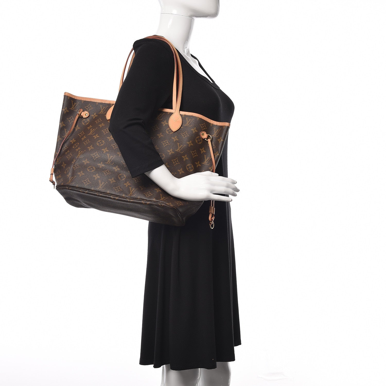 Louis Vuitton Monogram Neverfull MM 2 of 16