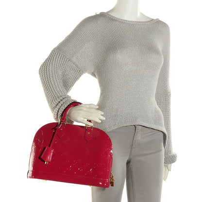 Louis Vuitton Vernis Alma PM Rose Indien 9 of 14