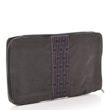 Hermes Canvas Herline Wallet Grey 3 of 15