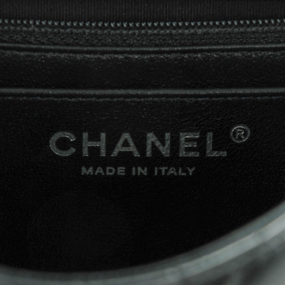 Chanel Lambskin Quilted Mini Square Flap Black 6 of 7