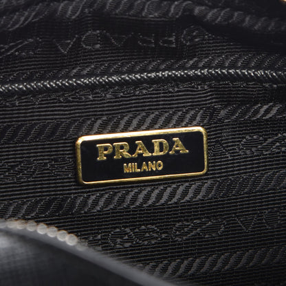 Prada Saffiano Mini Camera Crossbody Bag Nero Black 6 of 9