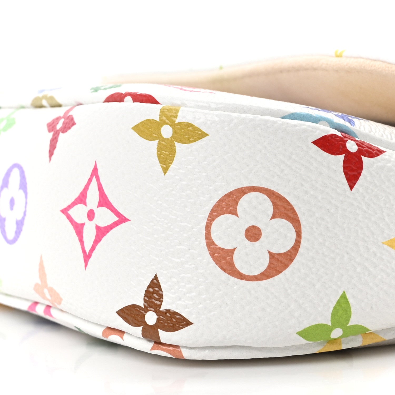 Louis Vuitton LV X TM Monogram Multicolor Ivy Wallet On Chain White 8 of 9