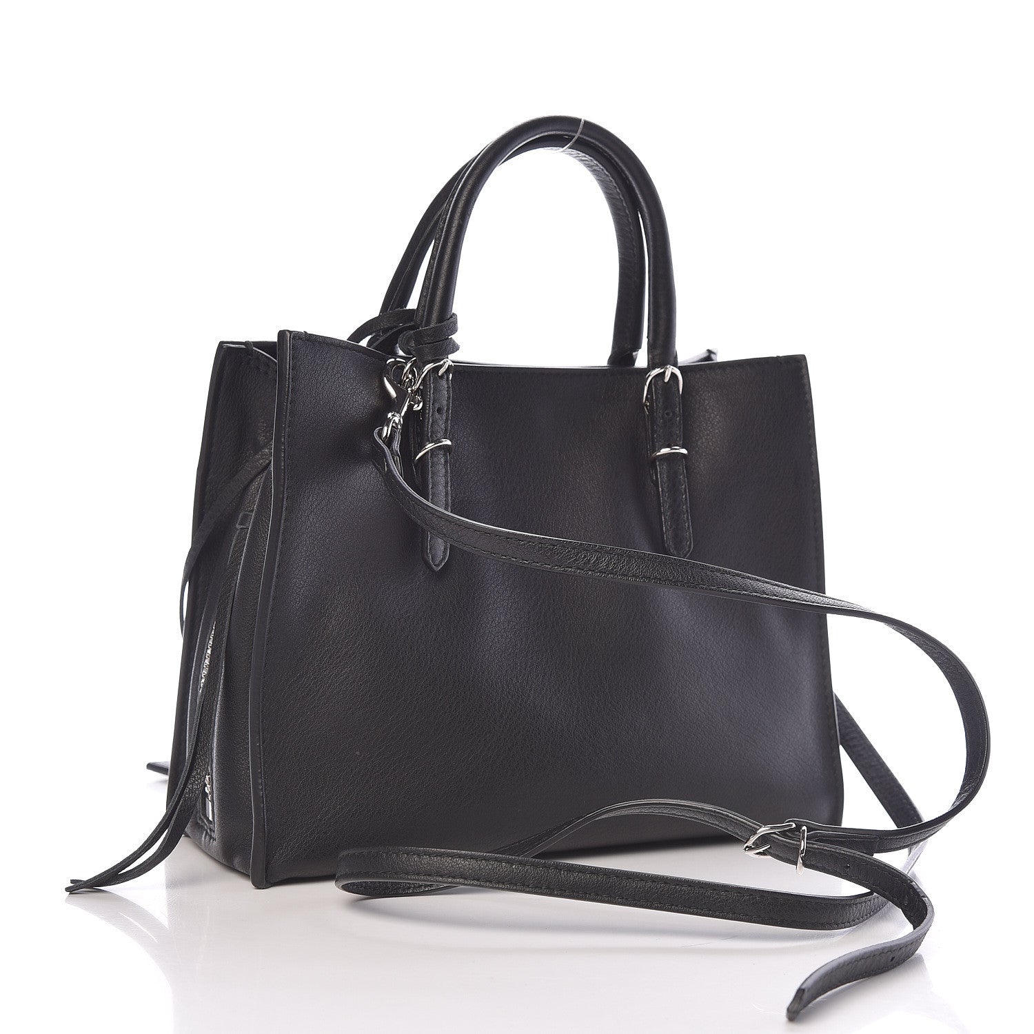 Balenciaga Calfskin Papier Mini A4 Zip Around Tote Black 3 of 11