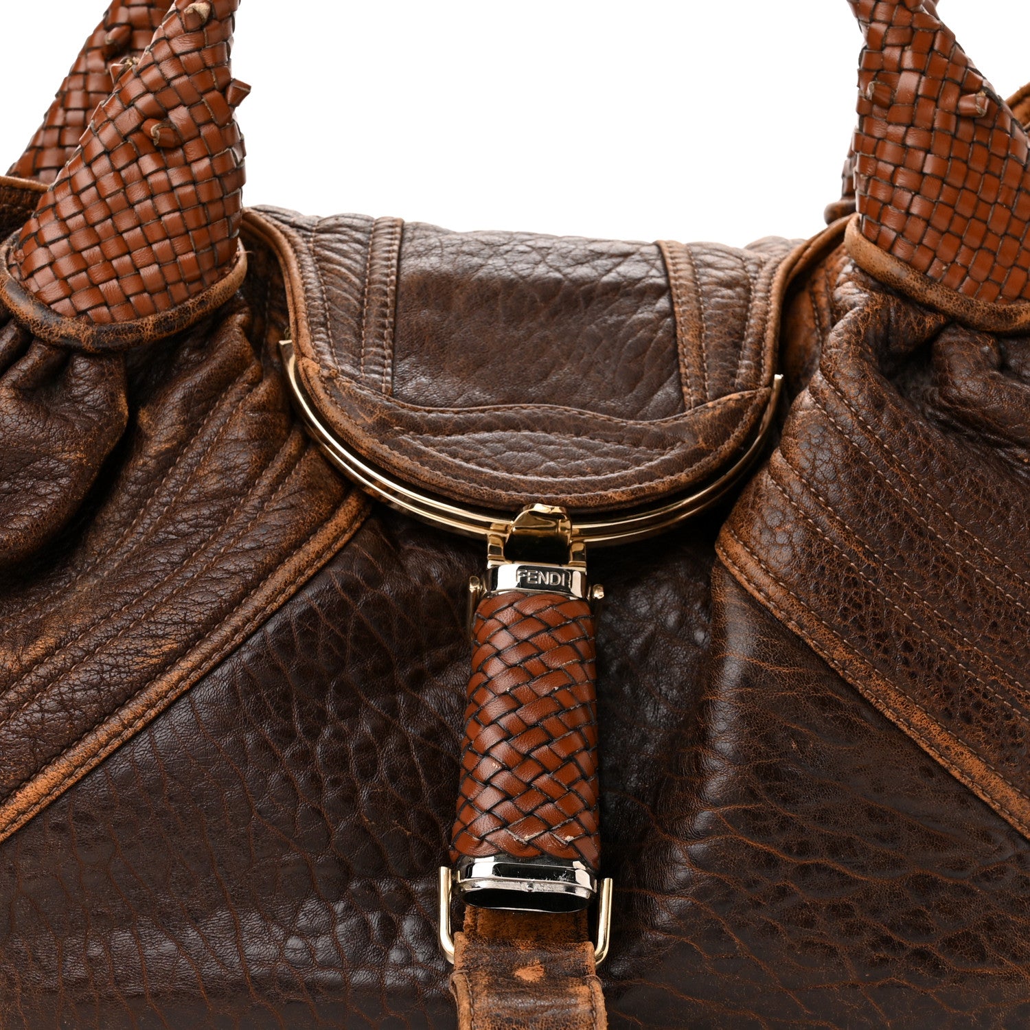 Fendi Nappa Nuvolata Spy Cognac 8 of 13