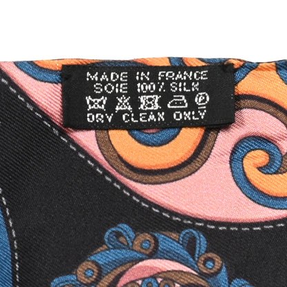 Hermes Silk Festival des Amazones Twilly Black Rouge Bleu 2 of 4