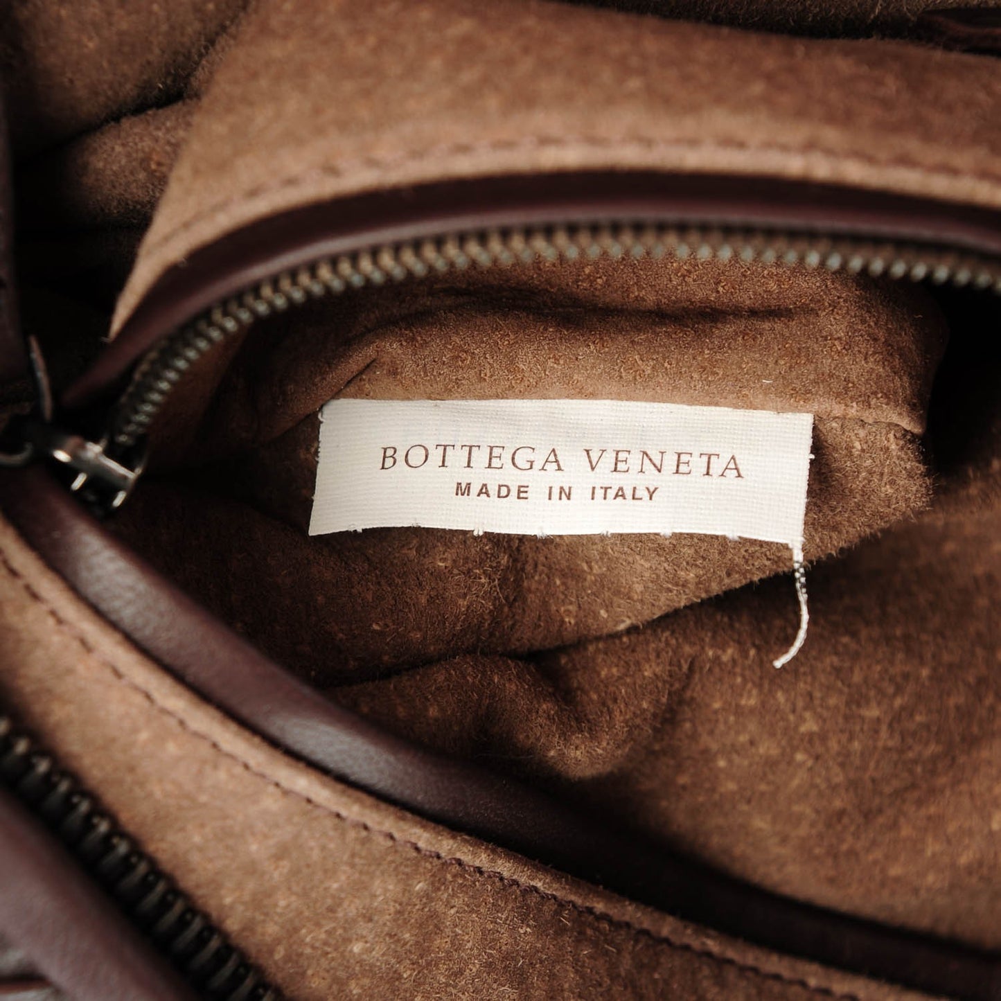Nappa Intrecciato Large Veneta Hobo Ebano