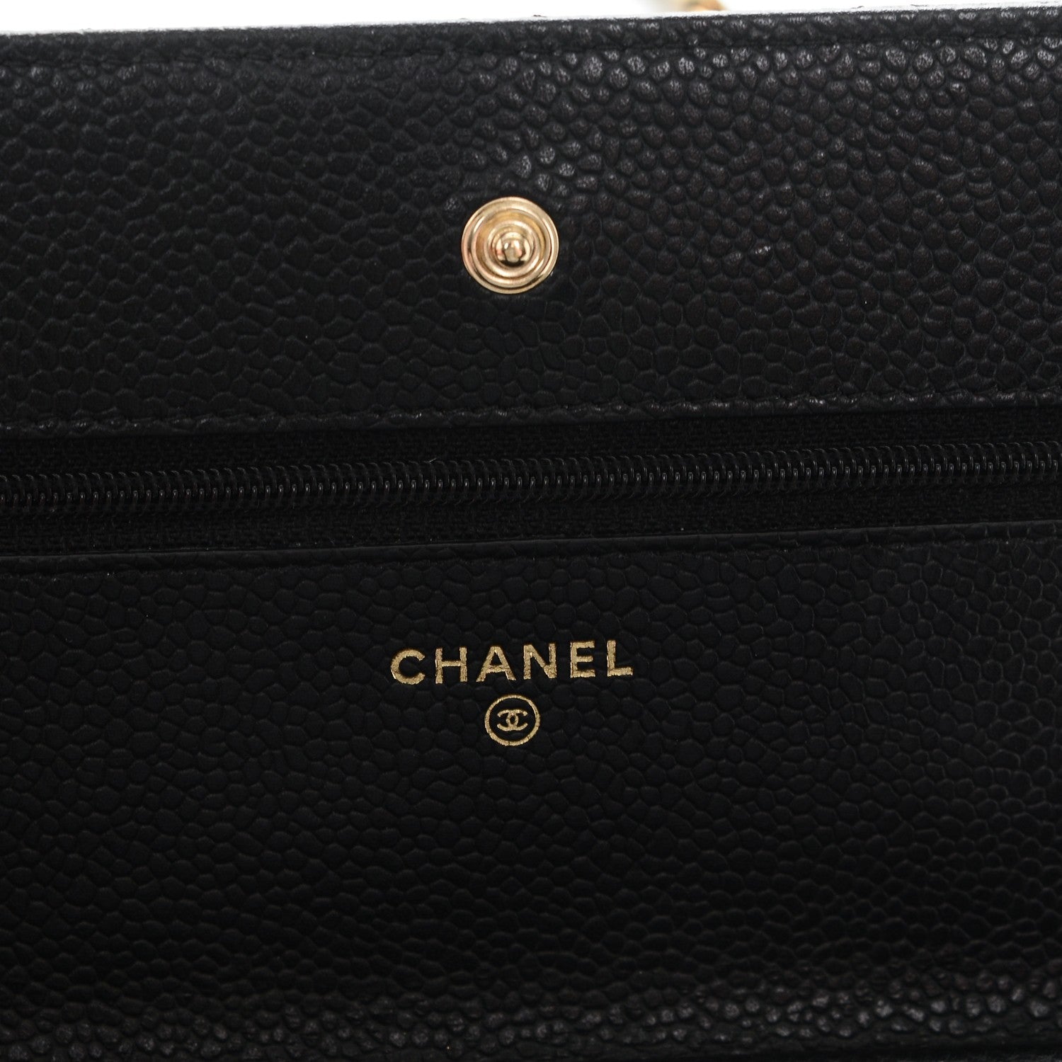 Chanel Caviar Quilted Wallet On Chain WOC Black 6 of 8