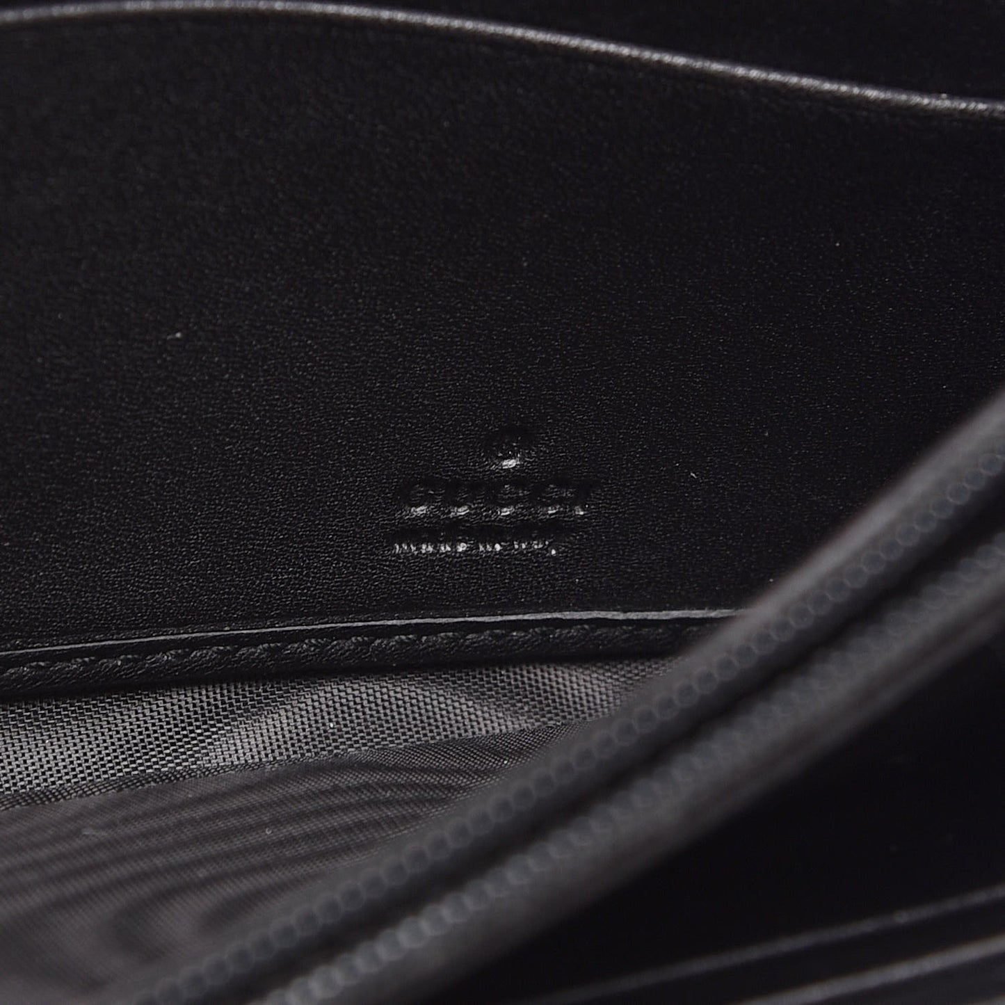 Patent Microguccissima Nice Wallet Black