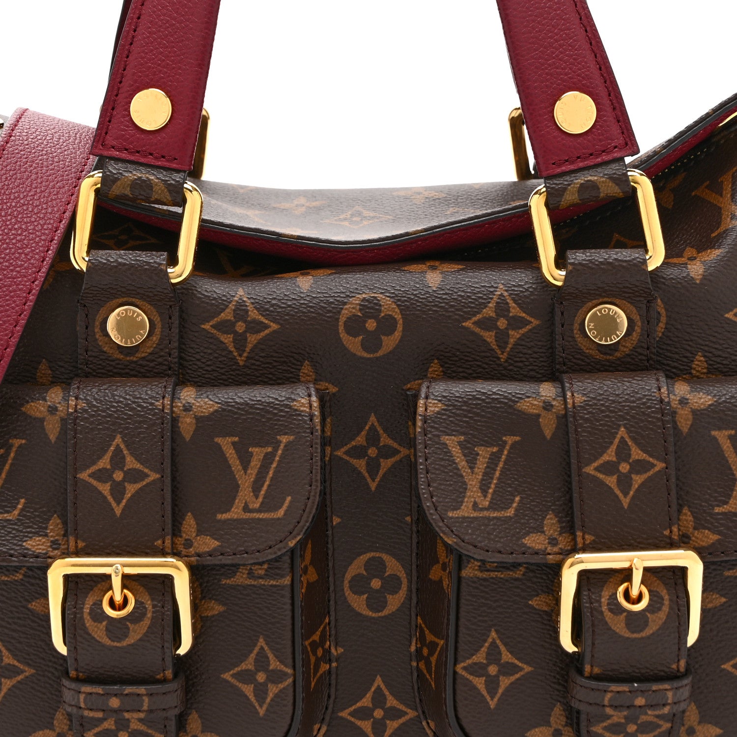 Louis Vuitton Monogram Manhattan NM Raisin 8 of 10