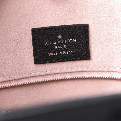 Louis Vuitton Soft Calfskin Lockme Tote MM Black Rose Ballerine 6 of 9