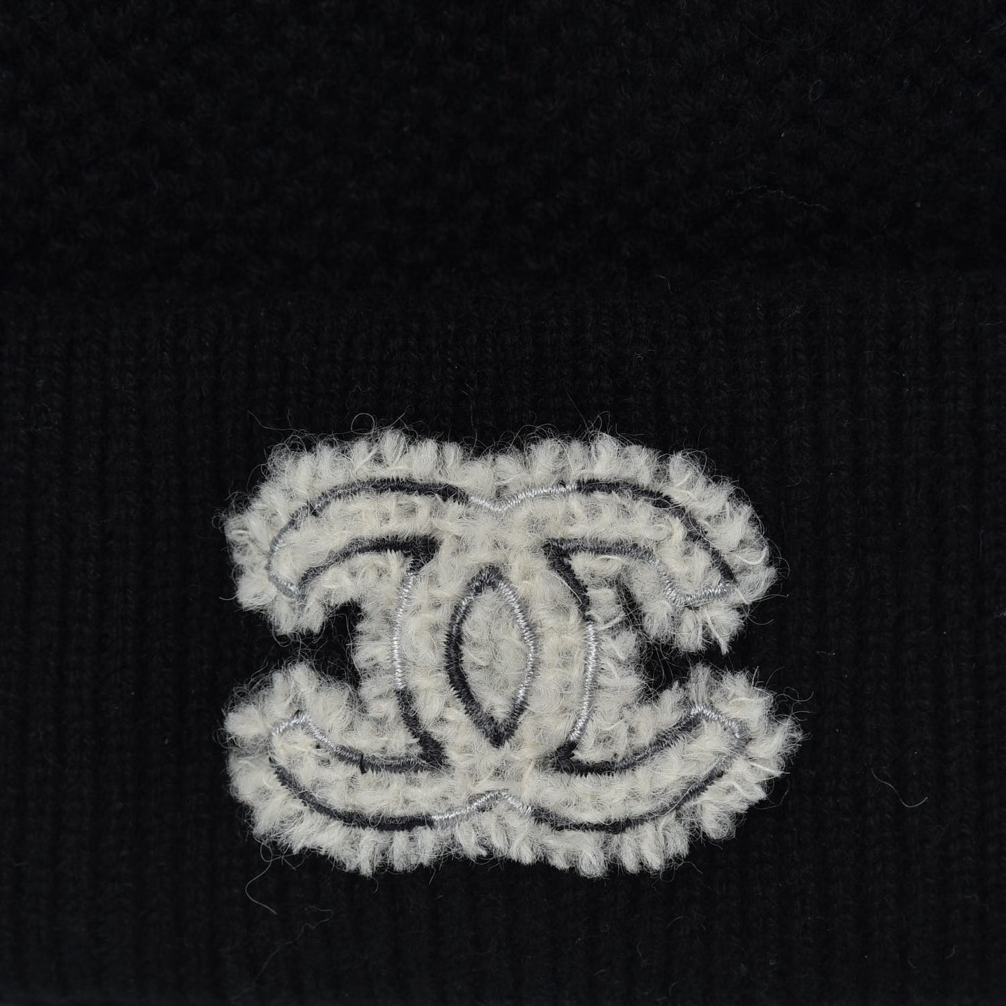 Cashmere CC Beanie Hat Black