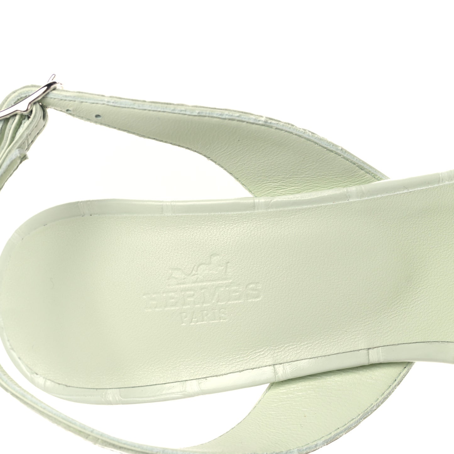 Alligator Ella 105 Sandals 37.5 Vert D'eau