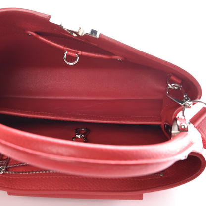 Louis Vuitton Taurillon Capucines PM Rubis 5 of 21