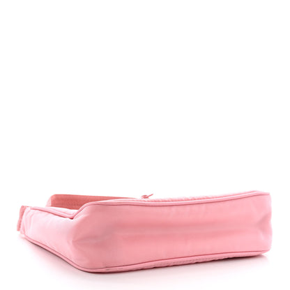 Prada Tessuto Nylon Saffiano Mini Re-Edition 2000 Bag Rosa 4 of 11
