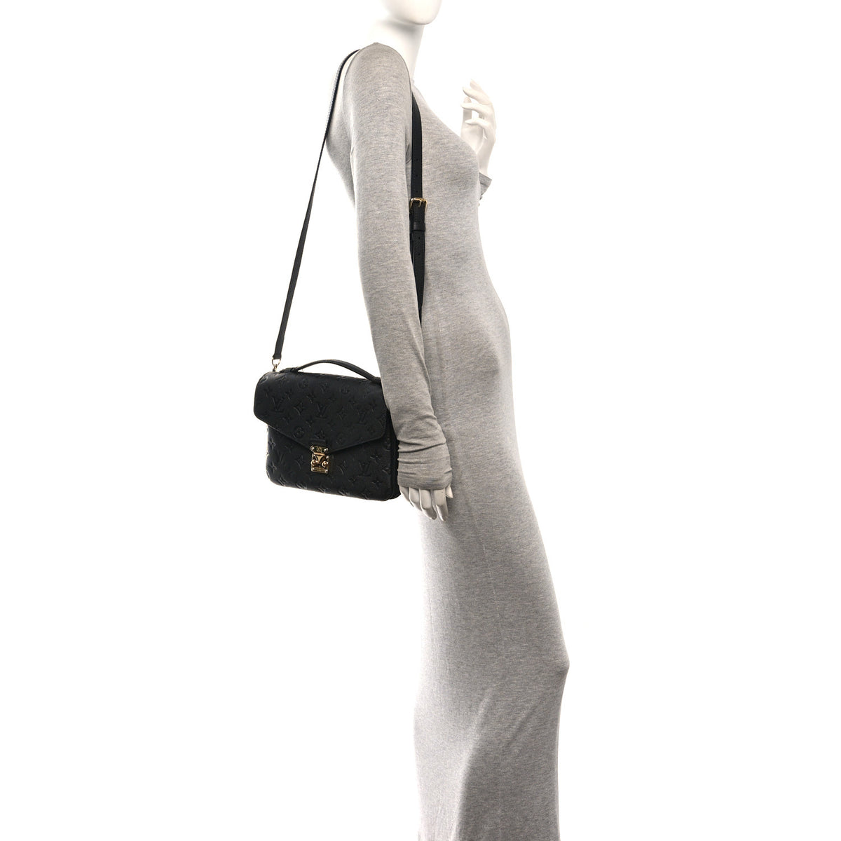Louis Vuitton Empreinte Pochette Metis Black 2 of 9