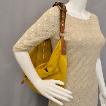 Louis Vuitton Suede Mahina Onatah GM Maize 2 of 7