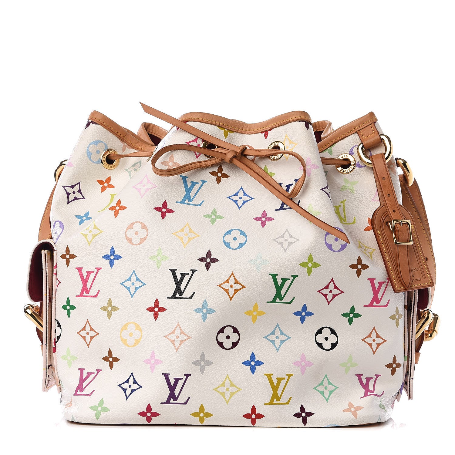 Louis Vuitton Monogram Multicolor Petit Noe White 1 of 9