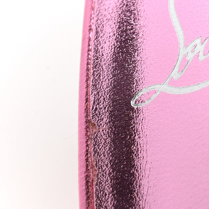 Christian Louboutin Metallic Calfskin Simply Me 70 Slide Sandals 41 Pink 8 of 12