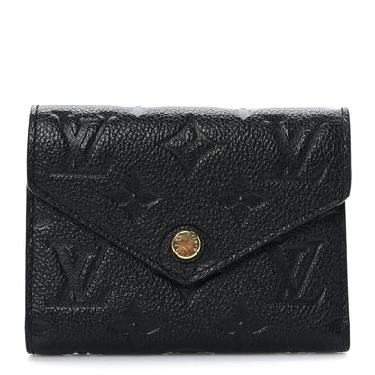 Louis Vuitton Empreinte Victorine Wallet Black 1 of 7