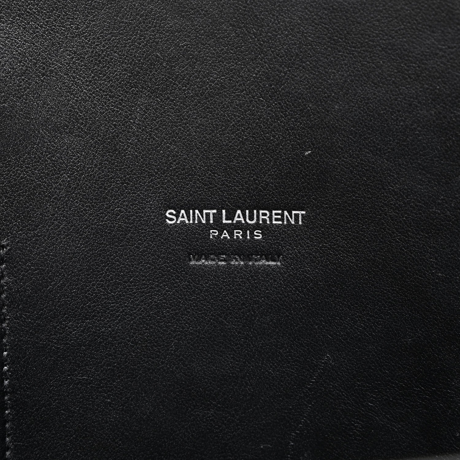 Saint Laurent Calfskin Crocodile Embossed Large Sac De Jour Carryall Black 6 of 9