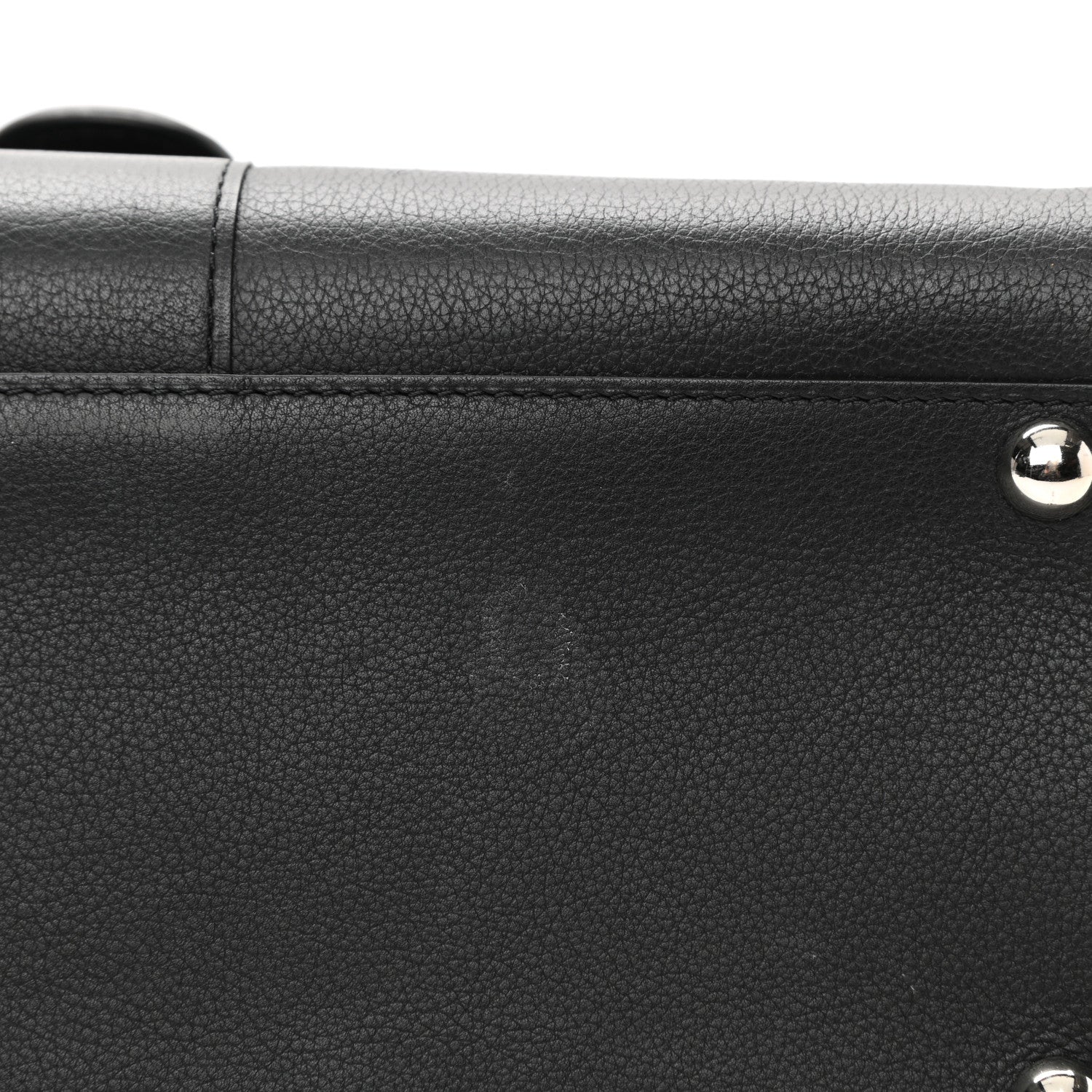 Delvaux Grained Calfskin MM Brillant Satchel Black 11 of 11