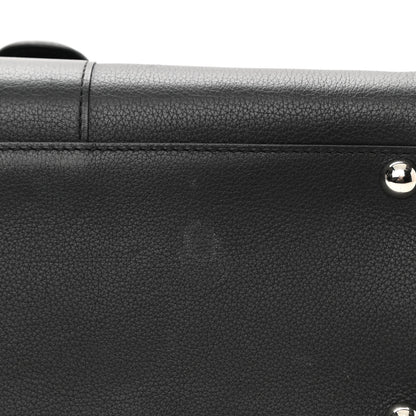 Delvaux Grained Calfskin MM Brillant Satchel Black 11 of 11