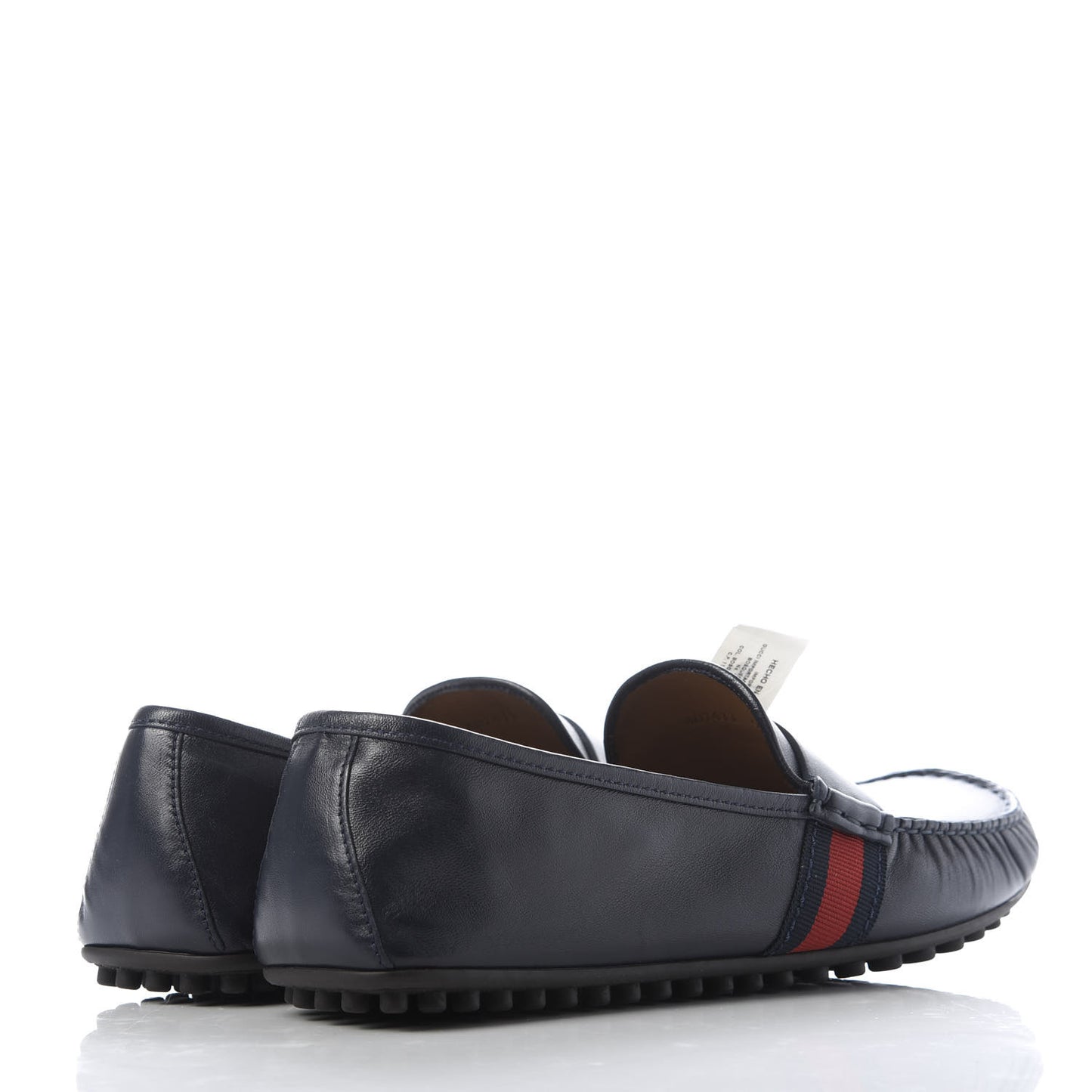 Nappa Web Mens Kanye Driver Loafers 9.5 Blue