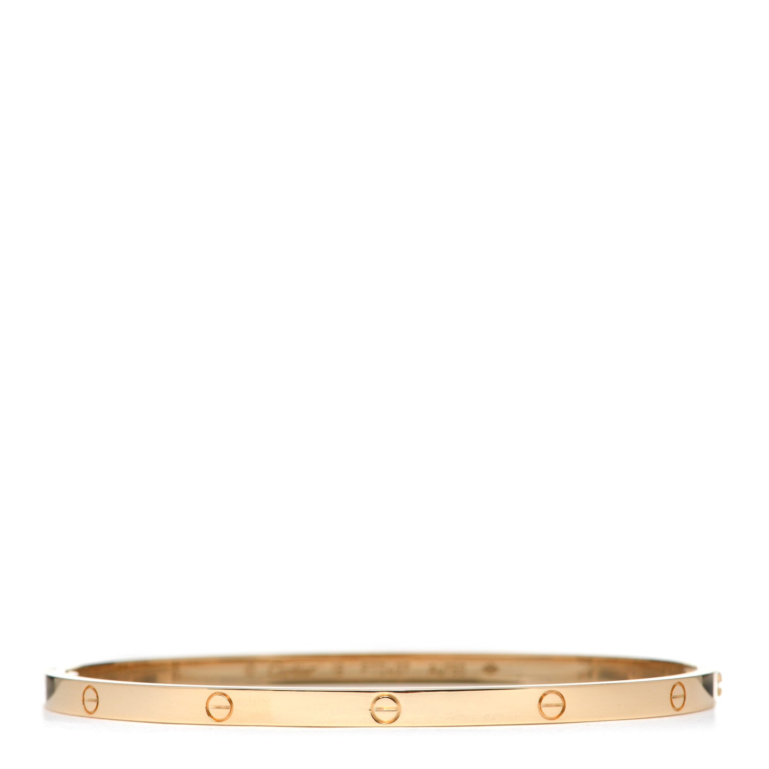 Cartier 18K Yellow Gold Small LOVE Bracelet 19 3 of 7