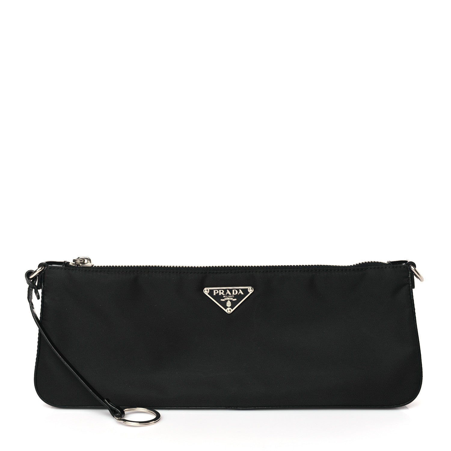 Prada Nylon Vela Pouch Black 1 of 8