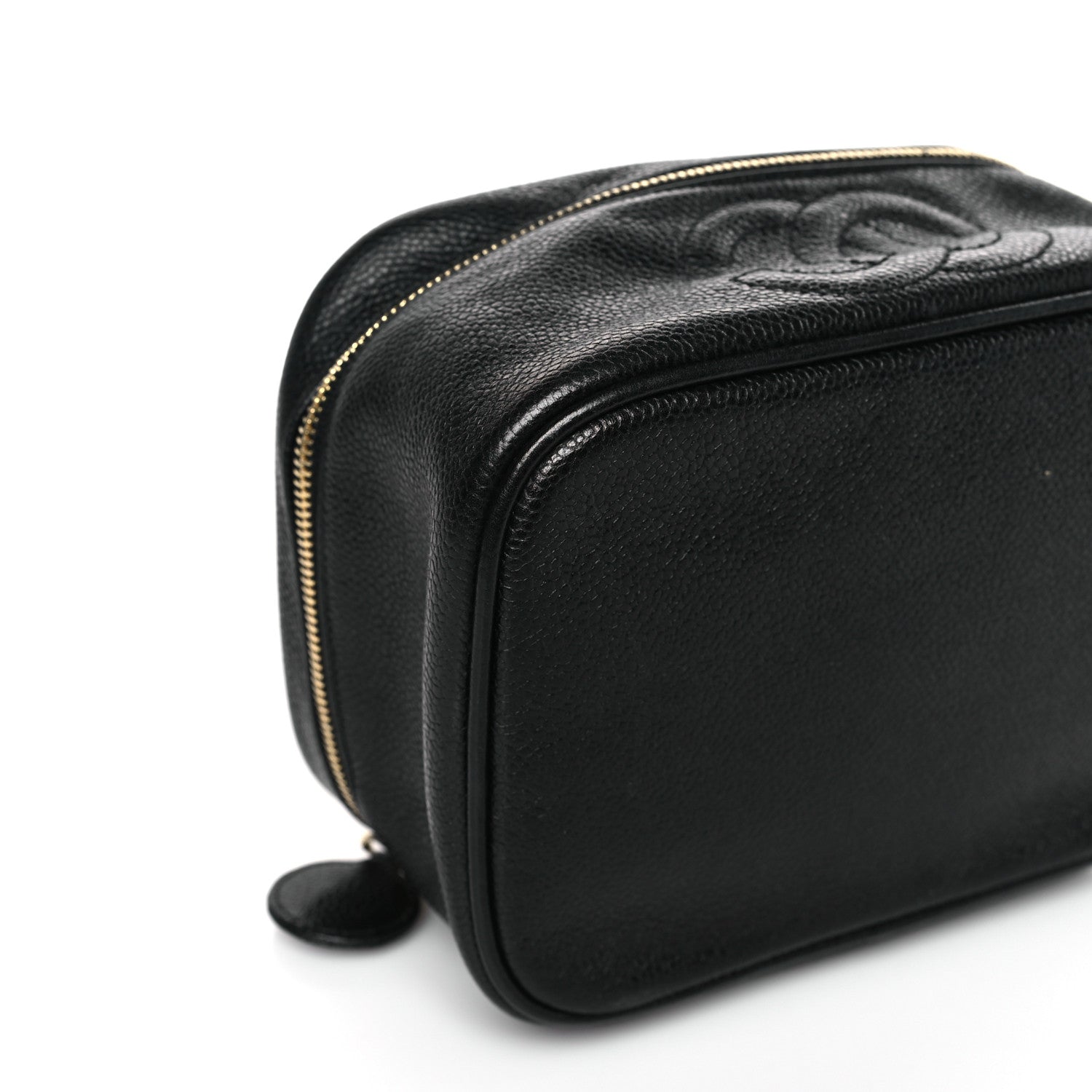 Chanel Caviar Vanity Cosmetic Case Black 9 of 10