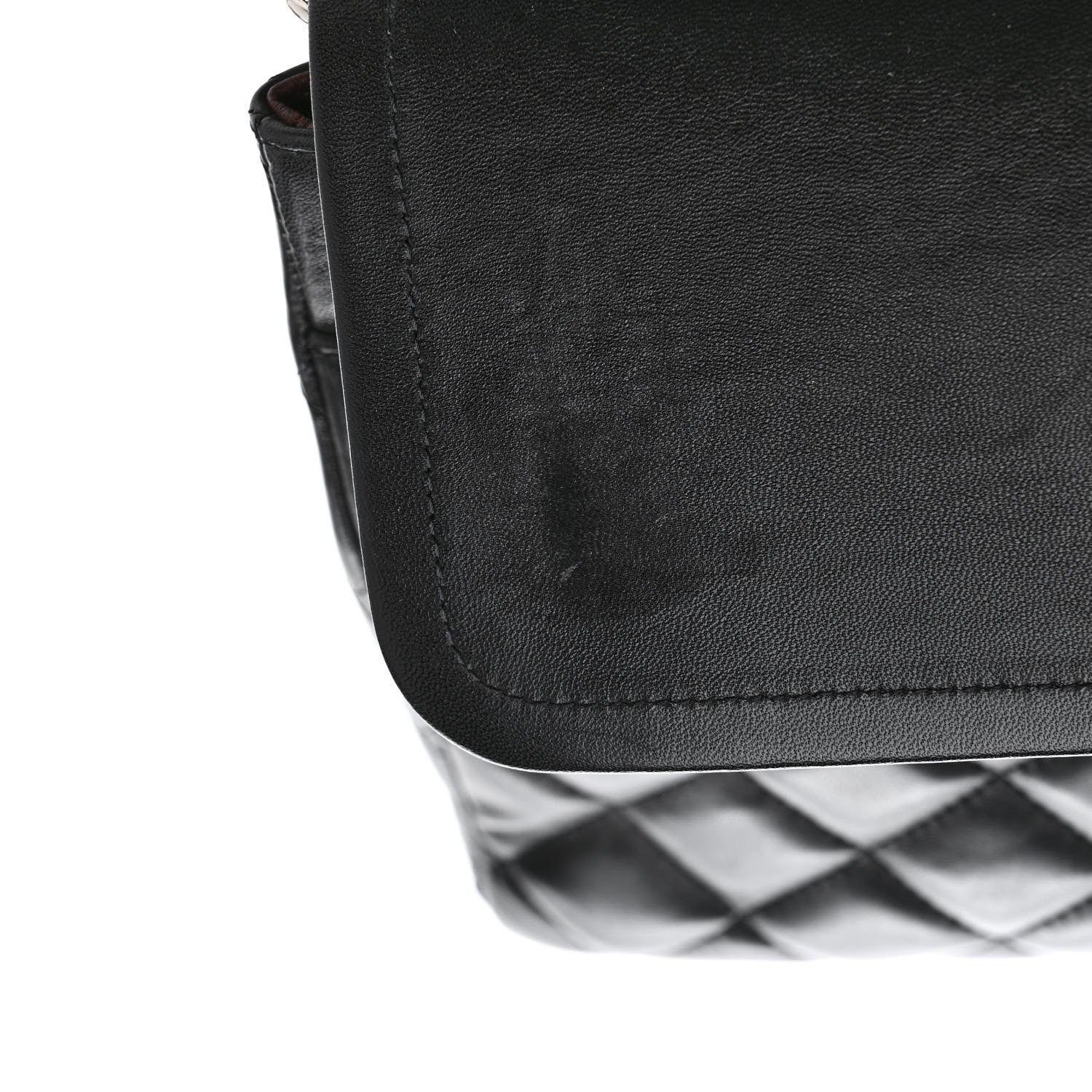 Chanel Lambskin Quilted Maxi Double Flap Black 11 of 20