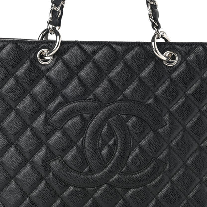 Chanel Caviar Quilted Grand Shopping Tote GST Black 8 of 11