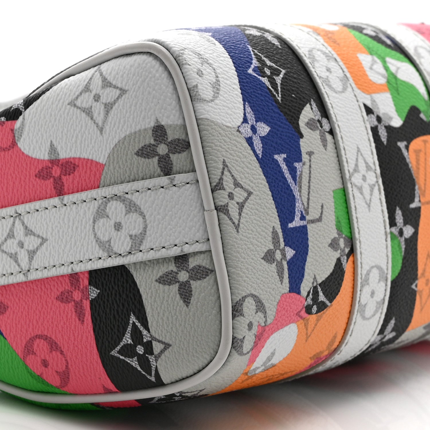 Louis Vuitton Monogram Calfskin Keepall Bandouliere 25 Multicolor