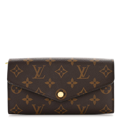 Louis Vuitton Monogram Sarah Wallet NM 1 of 8