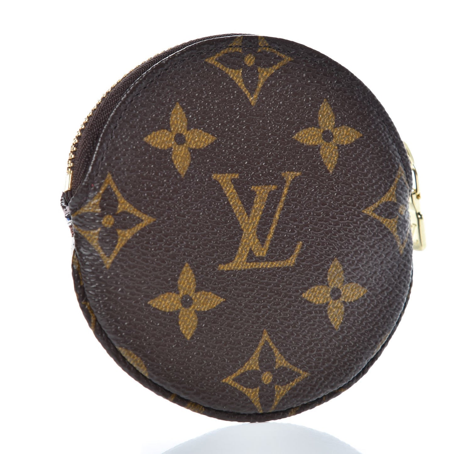 Monogram 2016 Christmas Animation Round Coin Purse Rouge