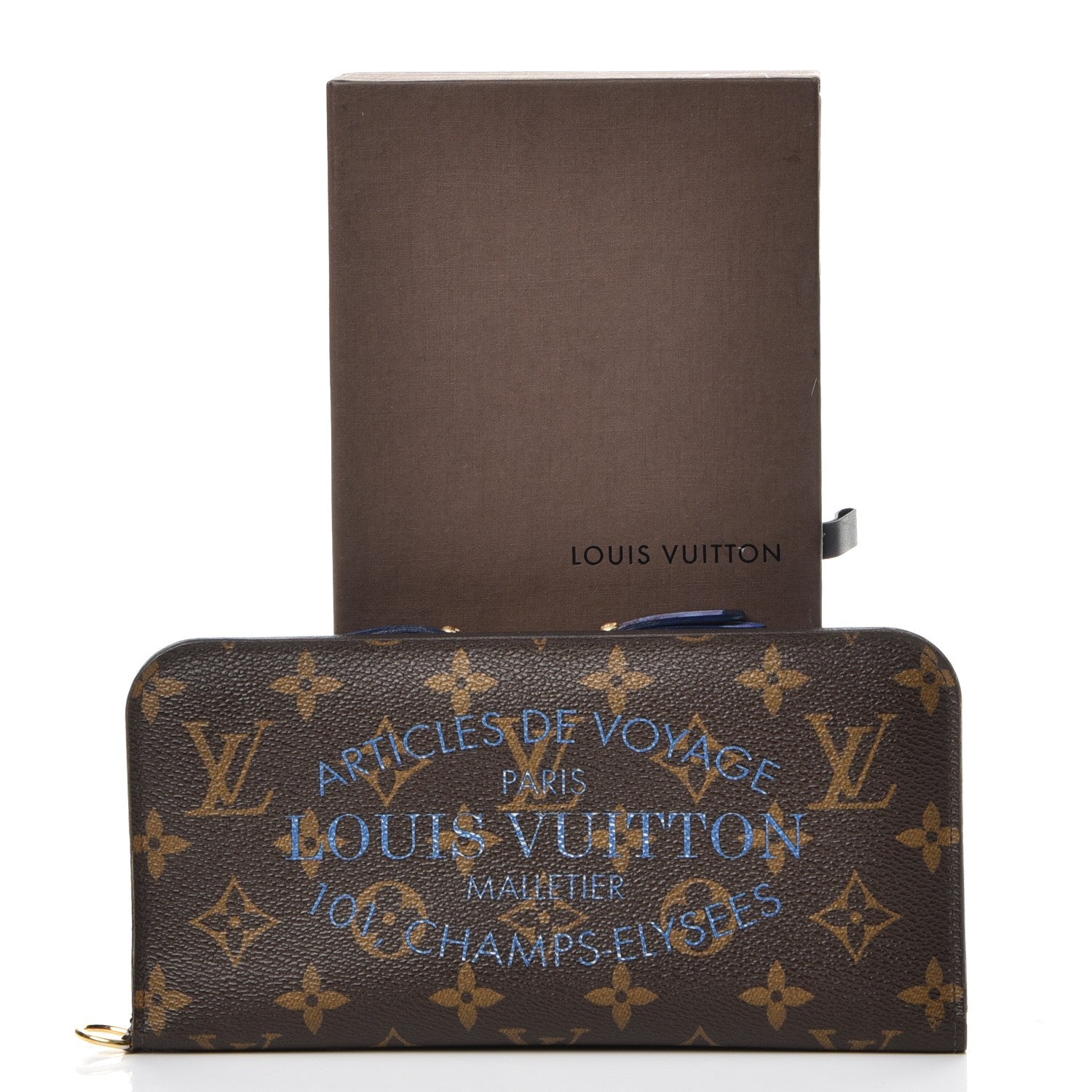 Louis Vuitton Monogram Articles de Voyage Ikat Insolite Wallet Grand Blue 10 of 10